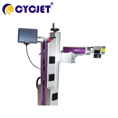 CYCJET เครื่องโค้ดเลเซอร์ไฟเบอร์อุตสาหกรรมสําหรับการพิมพ์ท่อ PVC สีดํา