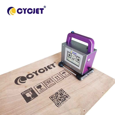 เครื่องพิมพ์อิงค์เจ็ท Handjet แบบพกพา CYCJET หมายเลขแบทช์เครื่องพิมพ์เคสไม้