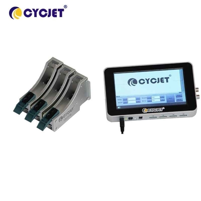 เครื่องพิมพ์อิงค์เจ็ทเข้ารหัสแบบกลุ่ม 3 หัวความสูง 37 มม. CYCJET เครื่องพิมพ์อิงค์เจ็ทความละเอียดสูง