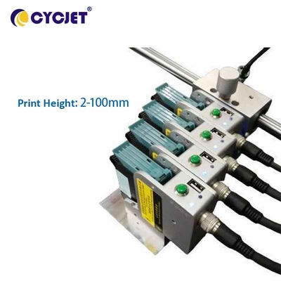 100mm Height High Resolution Inkjet Printer Tij  4 Print Heads